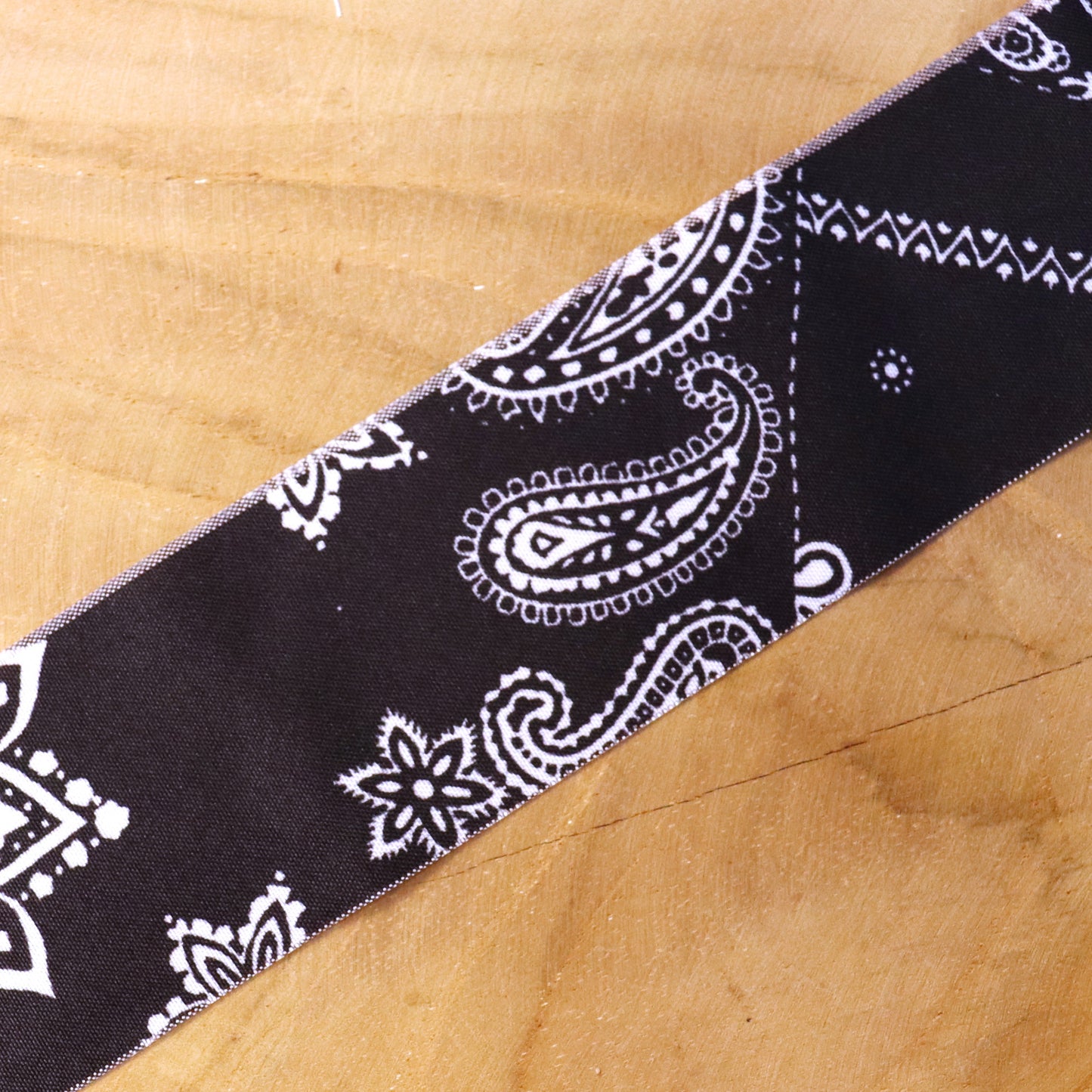Bandana strook 3 meter - zwart