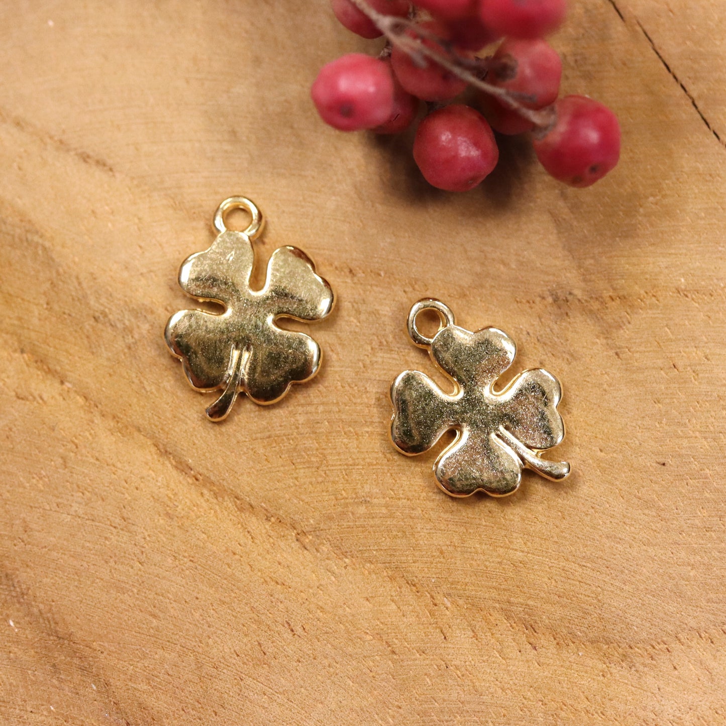 Bedel DQ GOUD klavertje vier