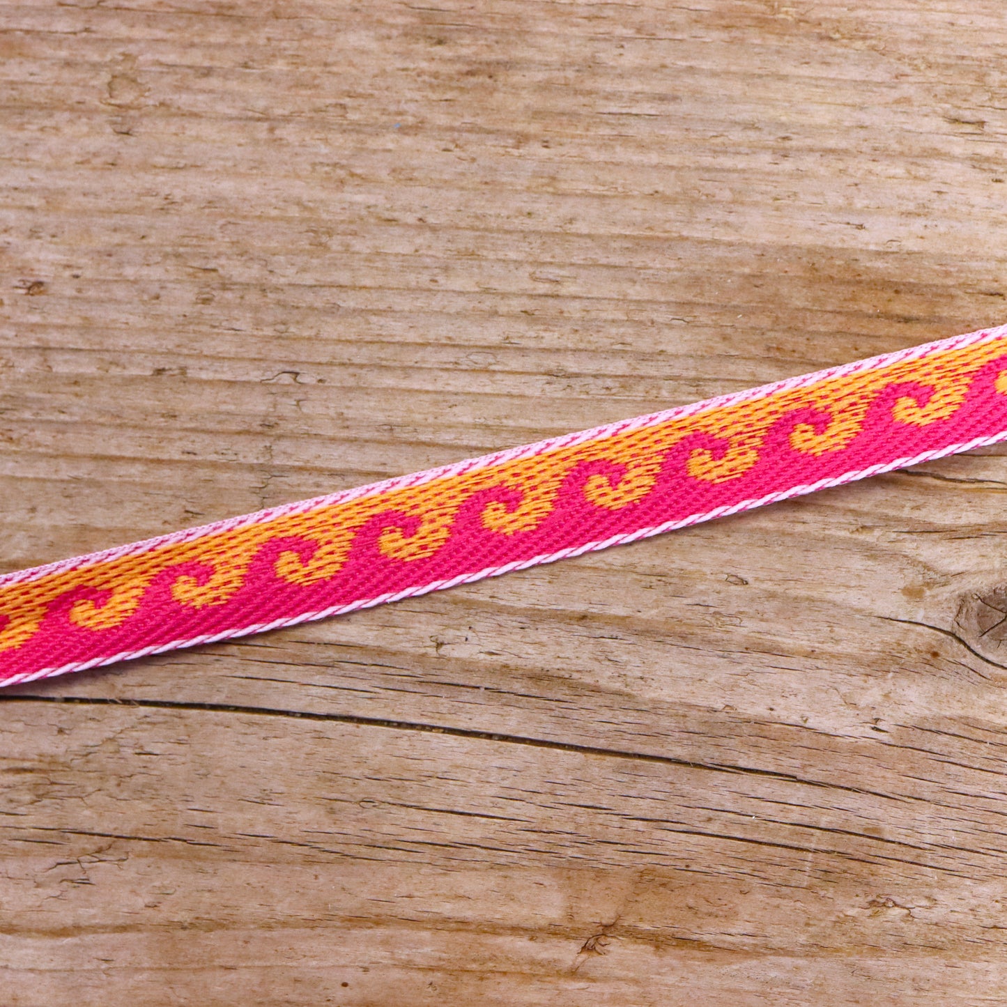 Band Welle orange-pink