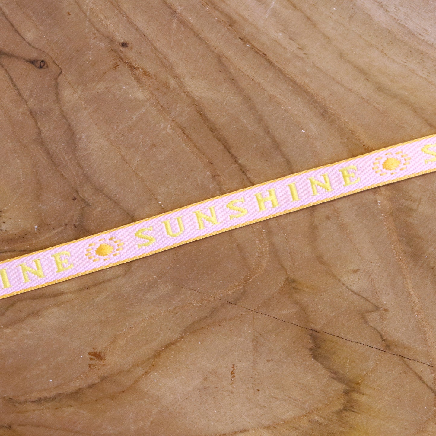 Band sonnenrosa-gelb