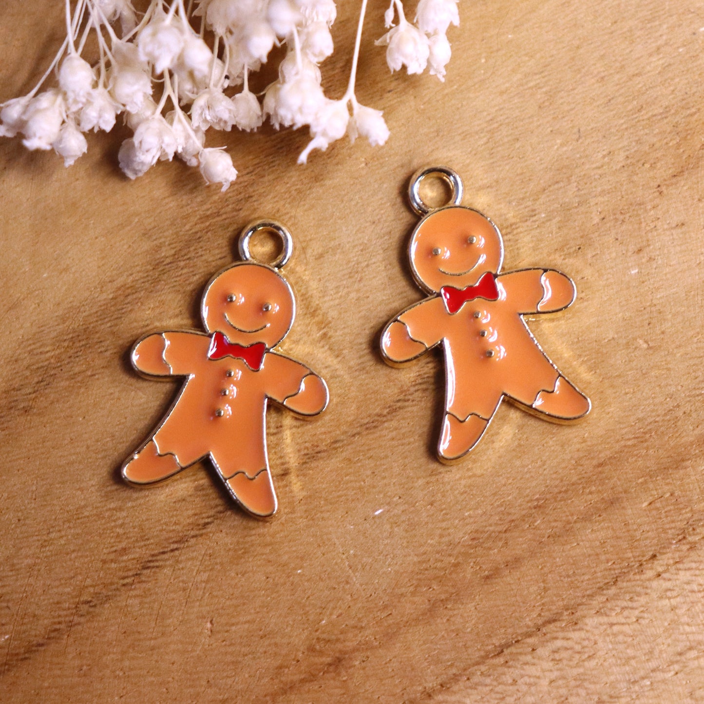 Enamel bedel - gingerbread