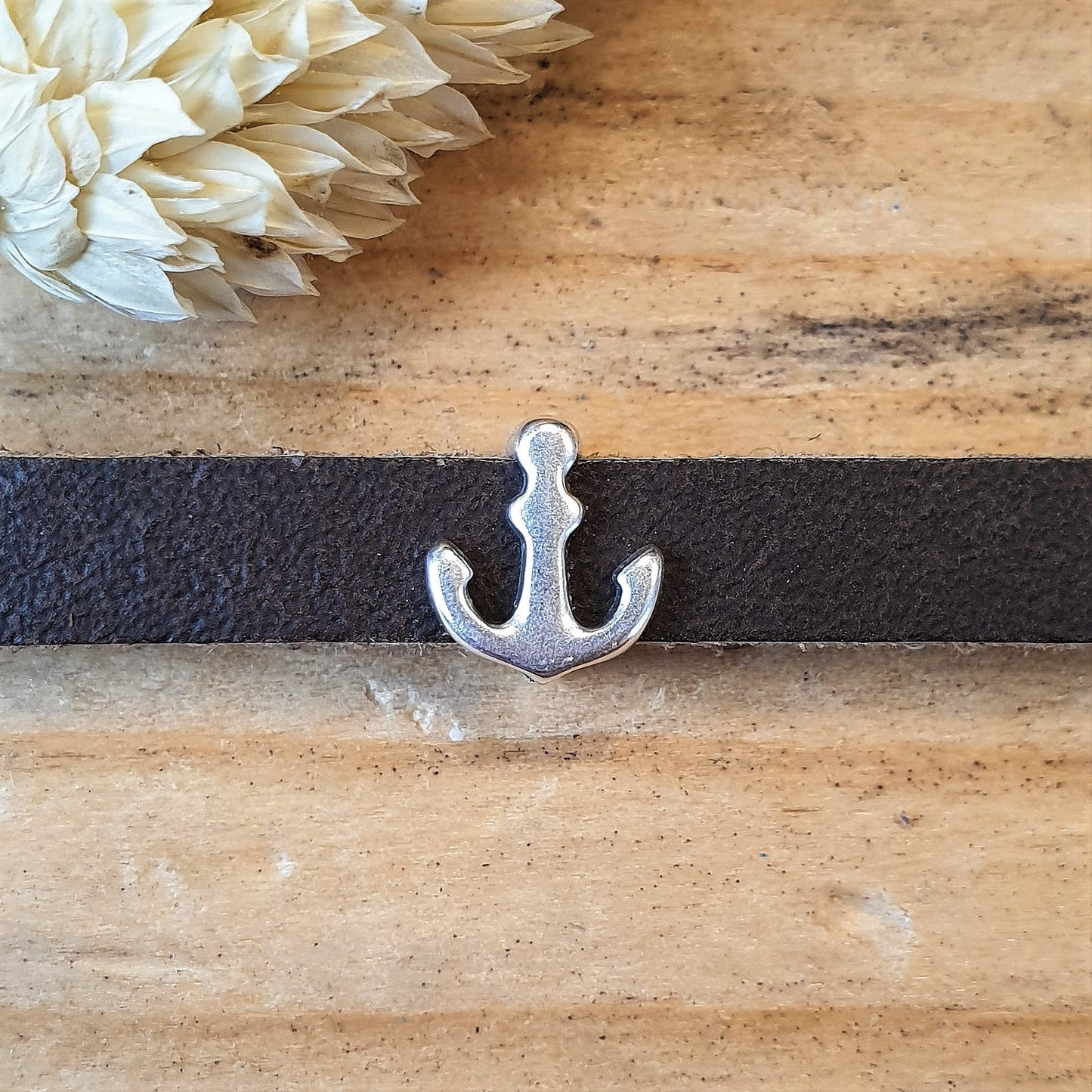 Slider 5mm DQ silver anchor