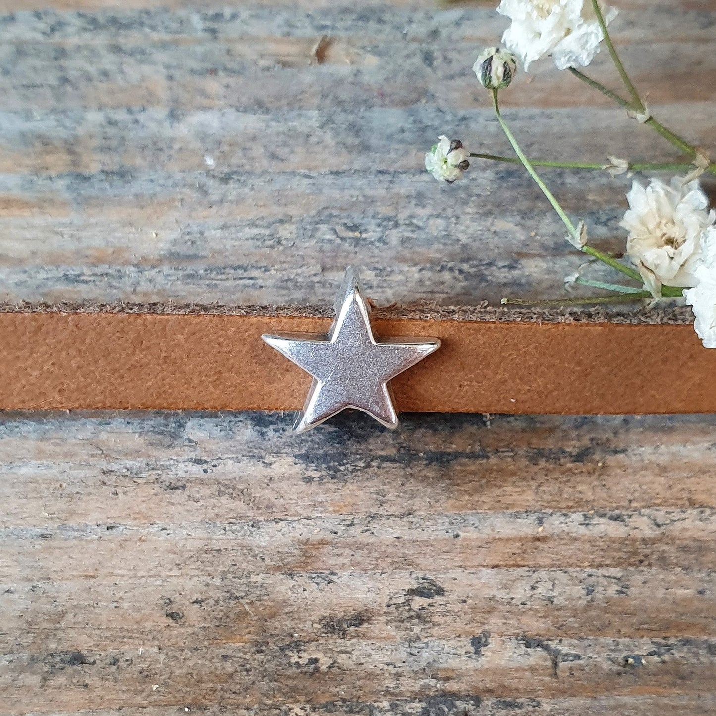 Slider 5mm DQ silver star