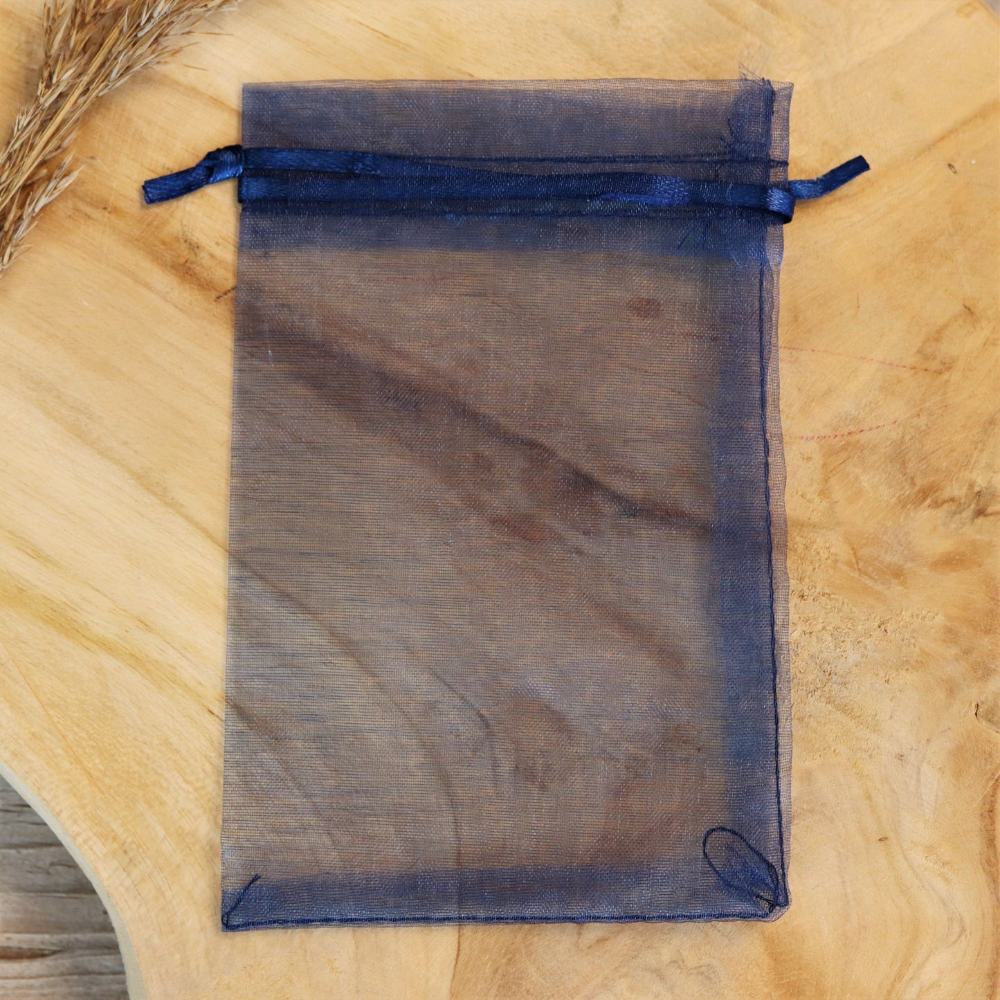 Organzabeutel dunkelblau