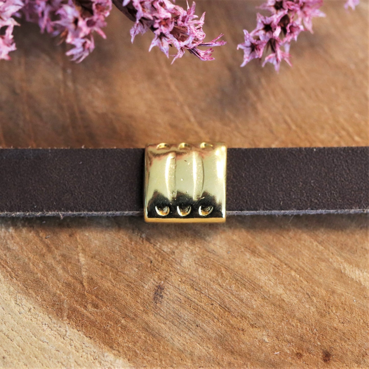 Schuiver 10 mm DQ GOUD met opdruk