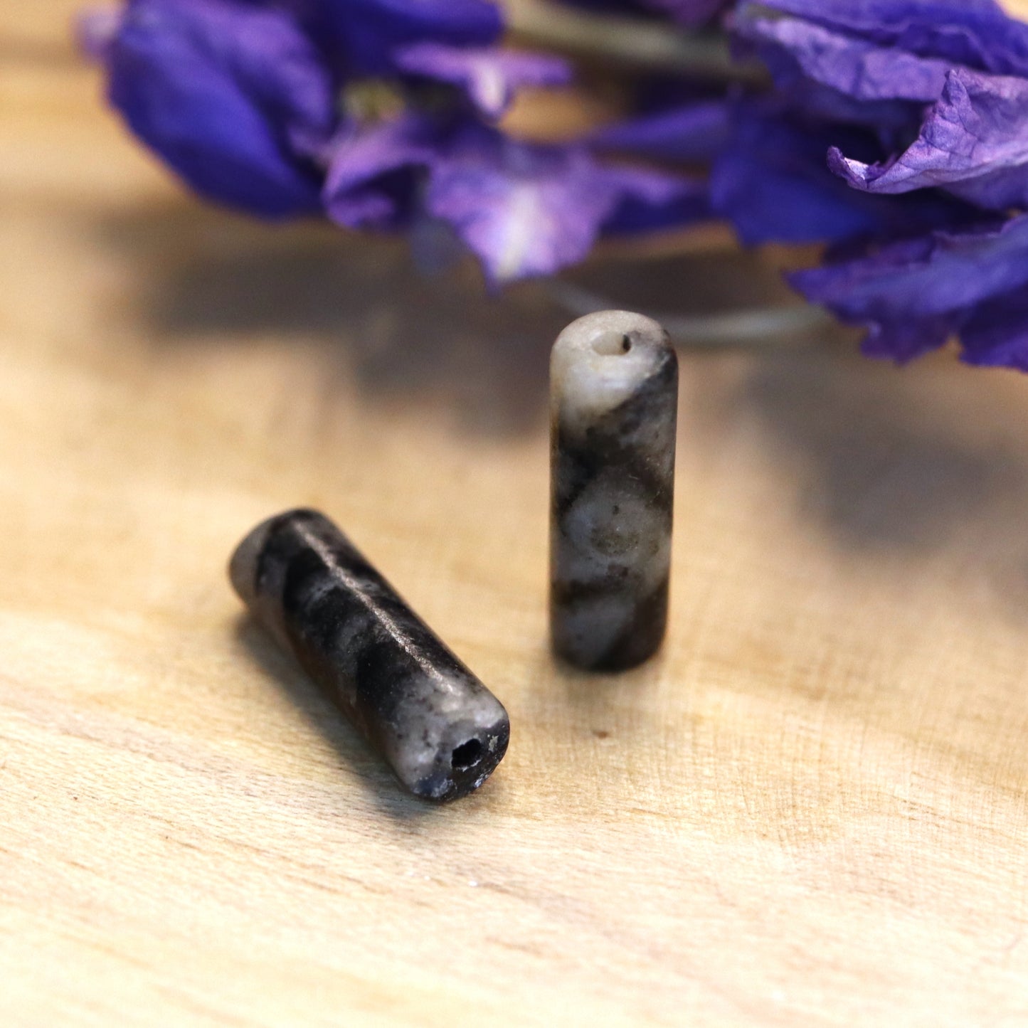 Half edelsteen tube Zwarte toermalijn