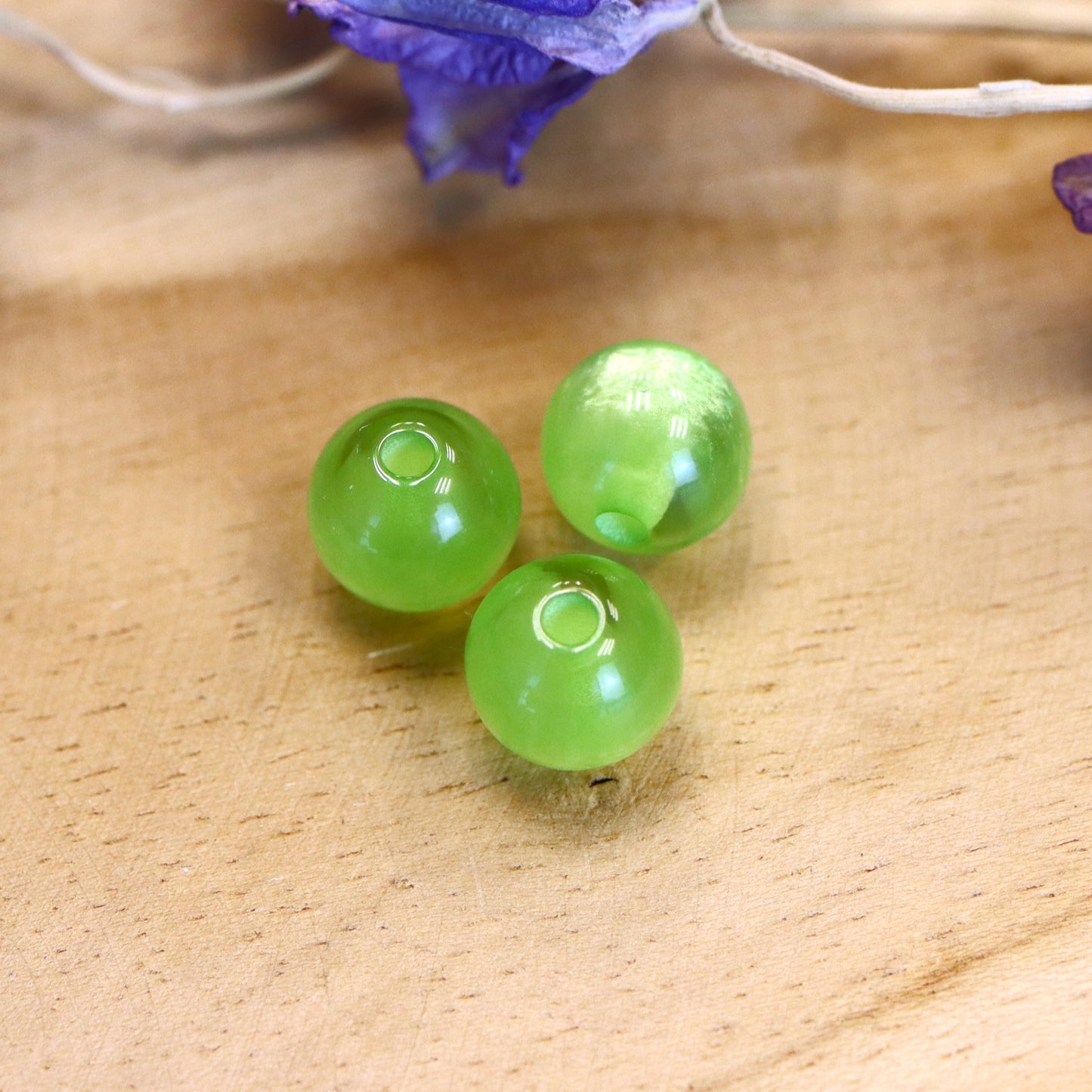 Bead green - polaris bead apple green