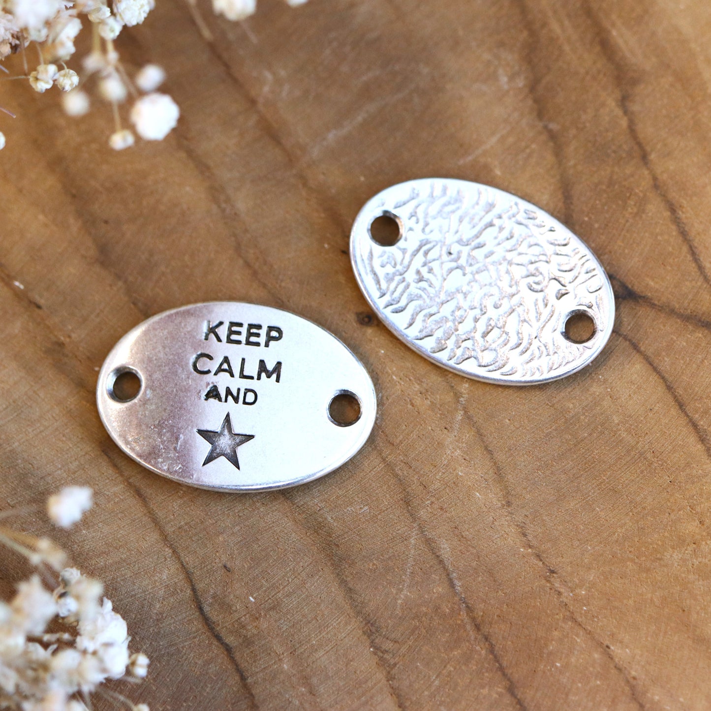 Intermediate DQ silver keep calm with star