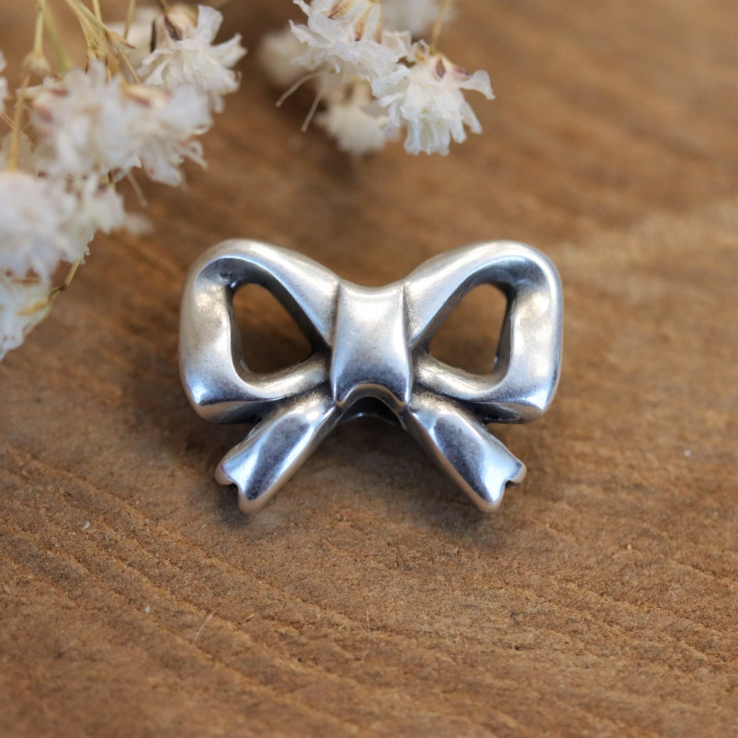 Perle DQ Silber Schleife