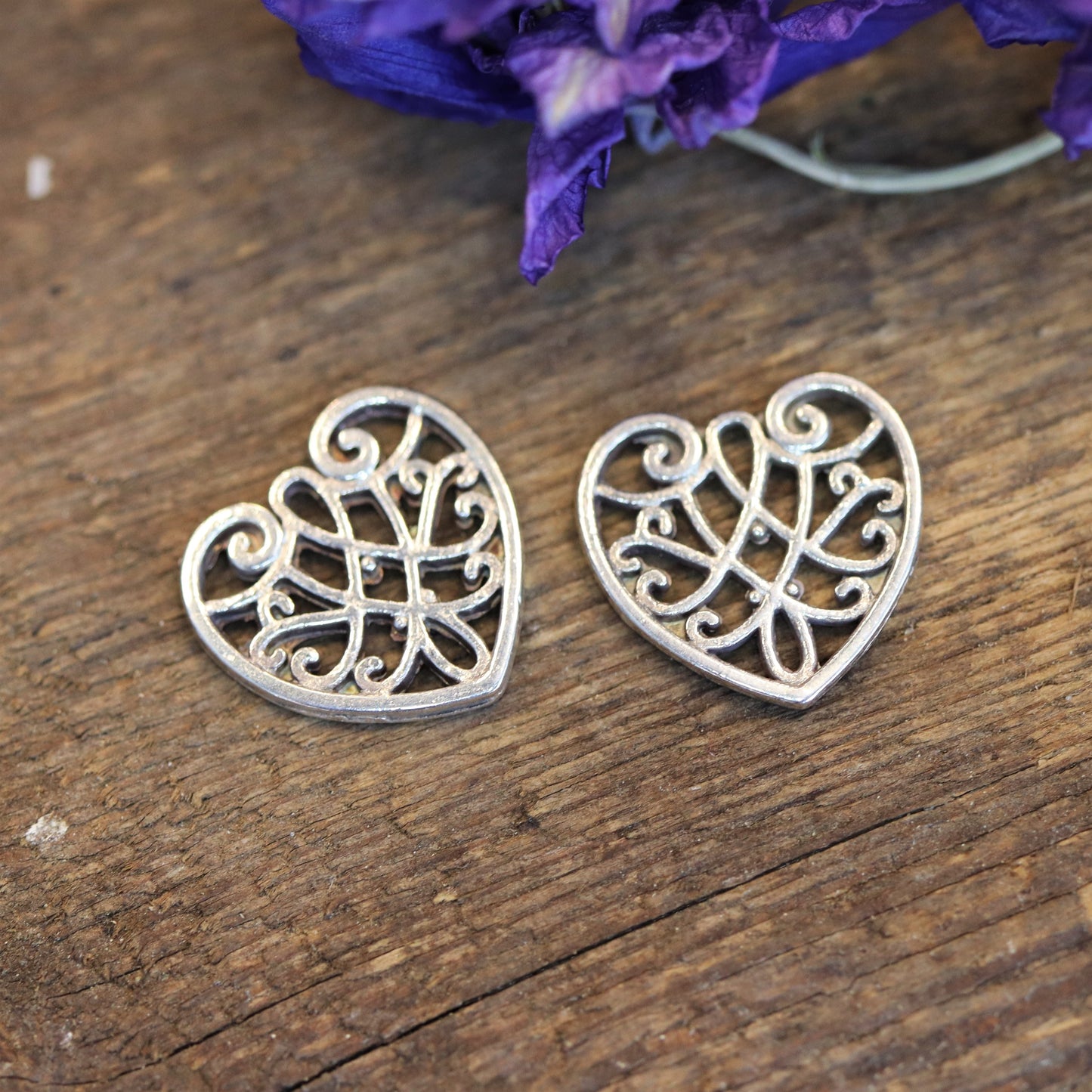 DQ Silber Charm Elegantes Herz