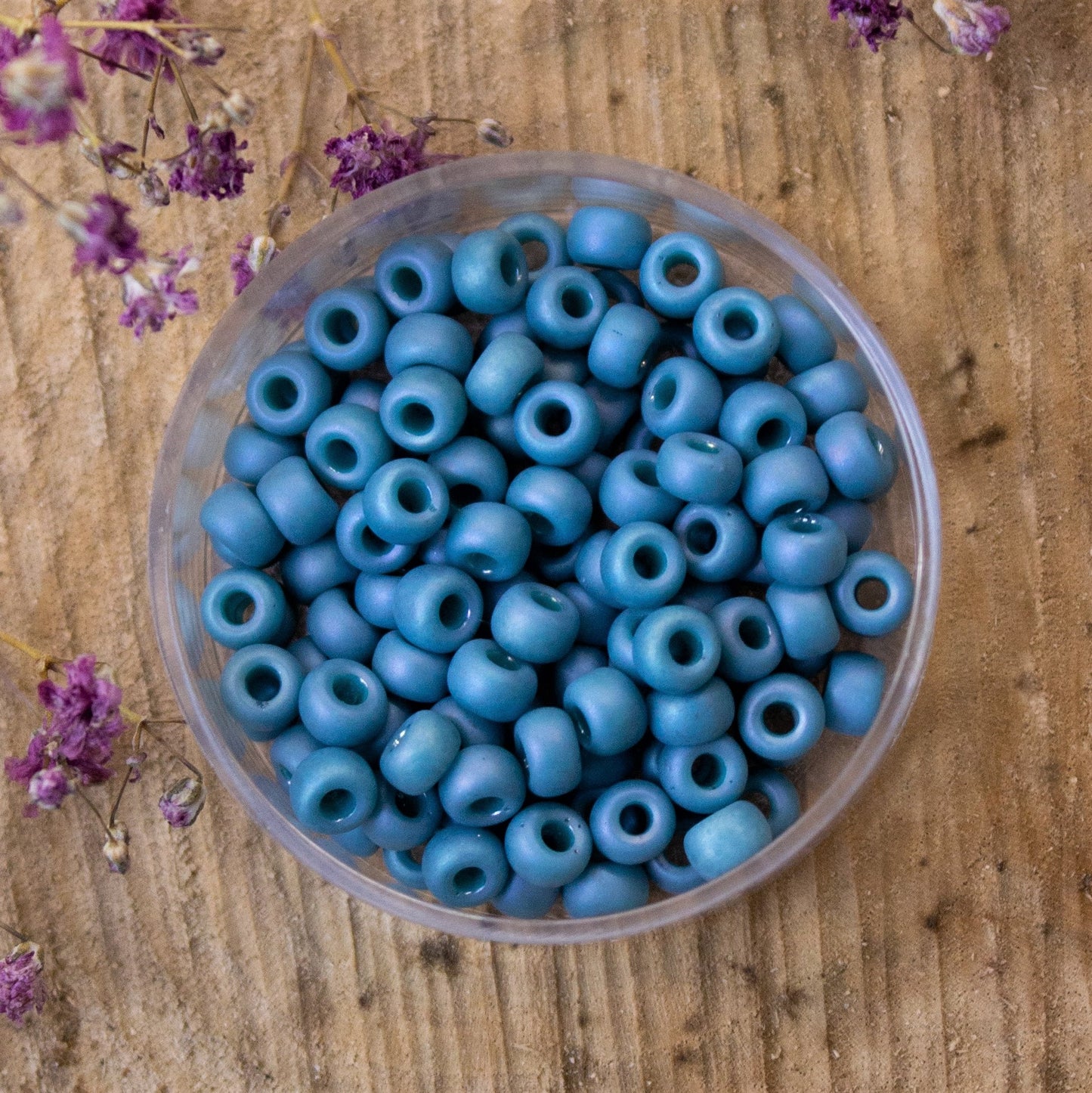 MR6-4702 Opaque glazed frosted rainbow peacock 10 grams