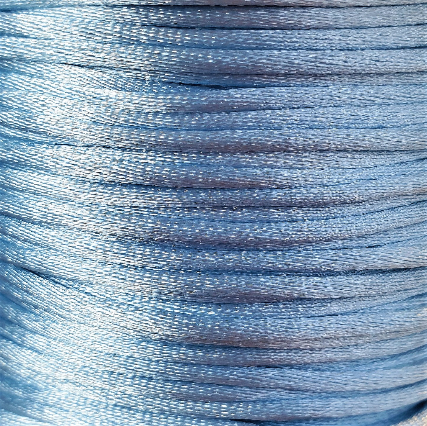 Satijnkoord lichtblauw 5 meter