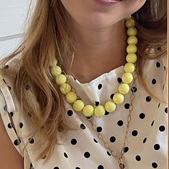 On trend: Polka dots & grote kralen - helemaal sixties!