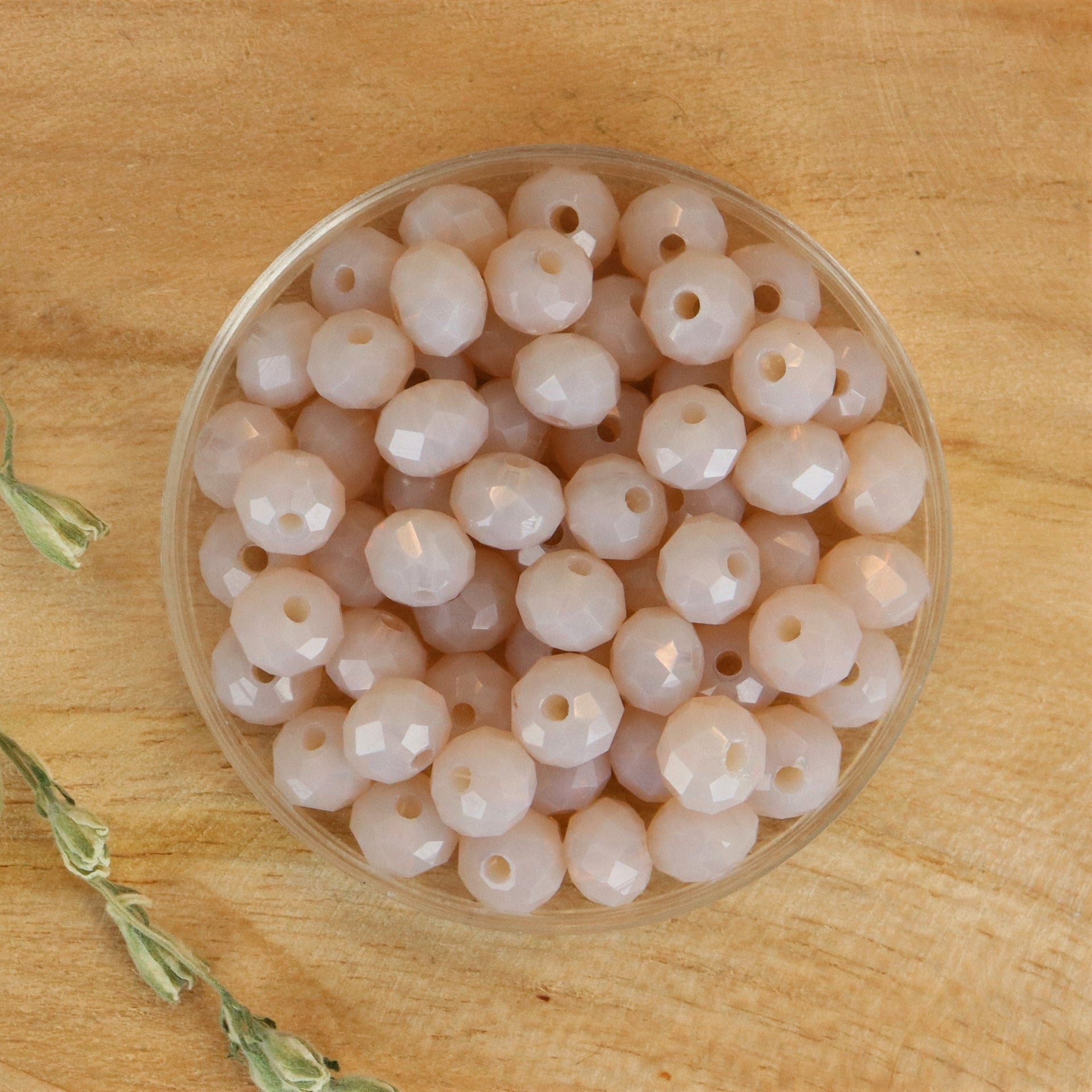 Facetkralen rondel maat 4x6mm: glinsterende kralen voor het maken van sieraden - BAYU