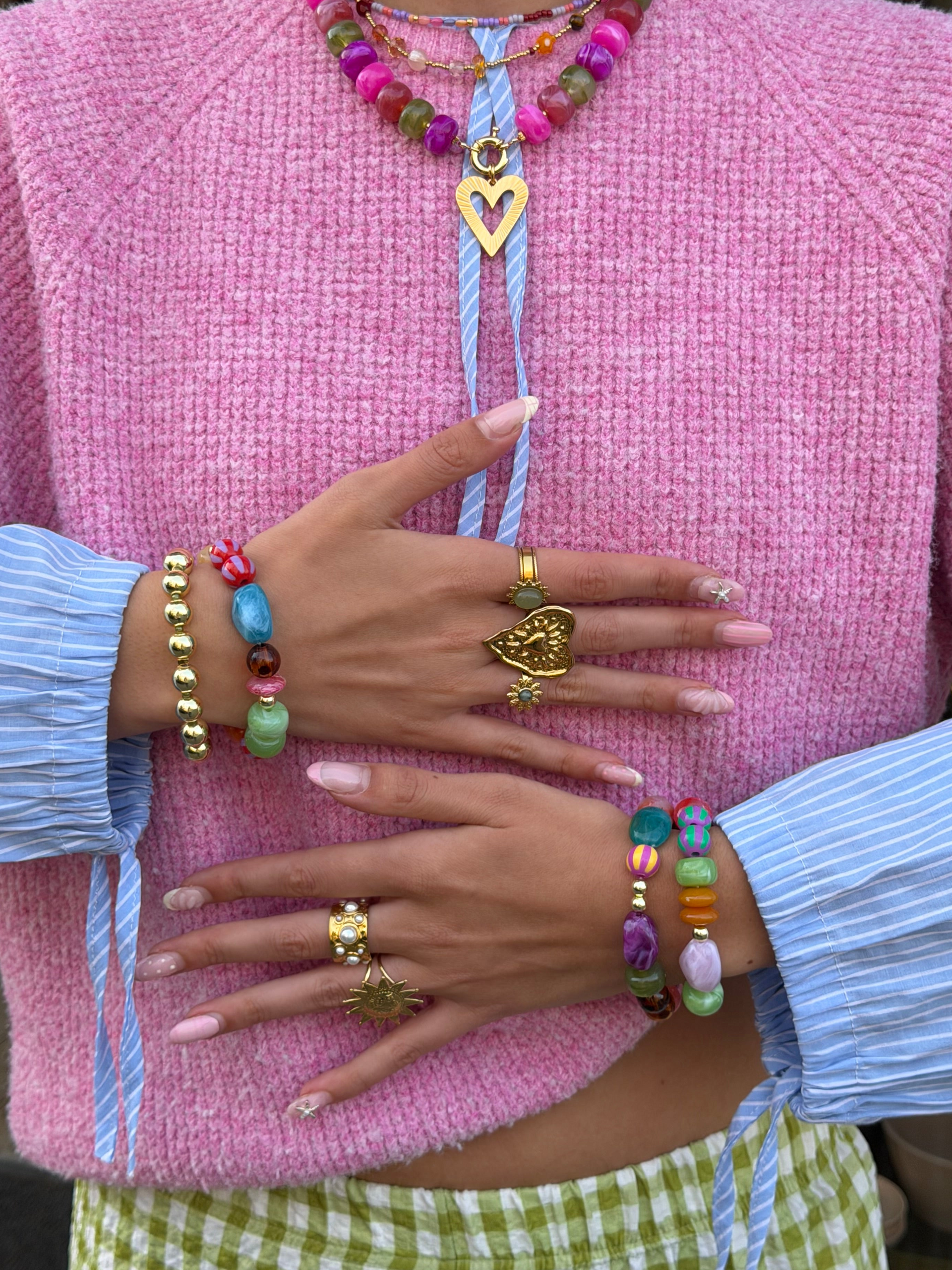 Acryl kralen in verschillende maten en vormen, kleurrijk en licht perfect voor het zelf maken van sieraden - BAYU