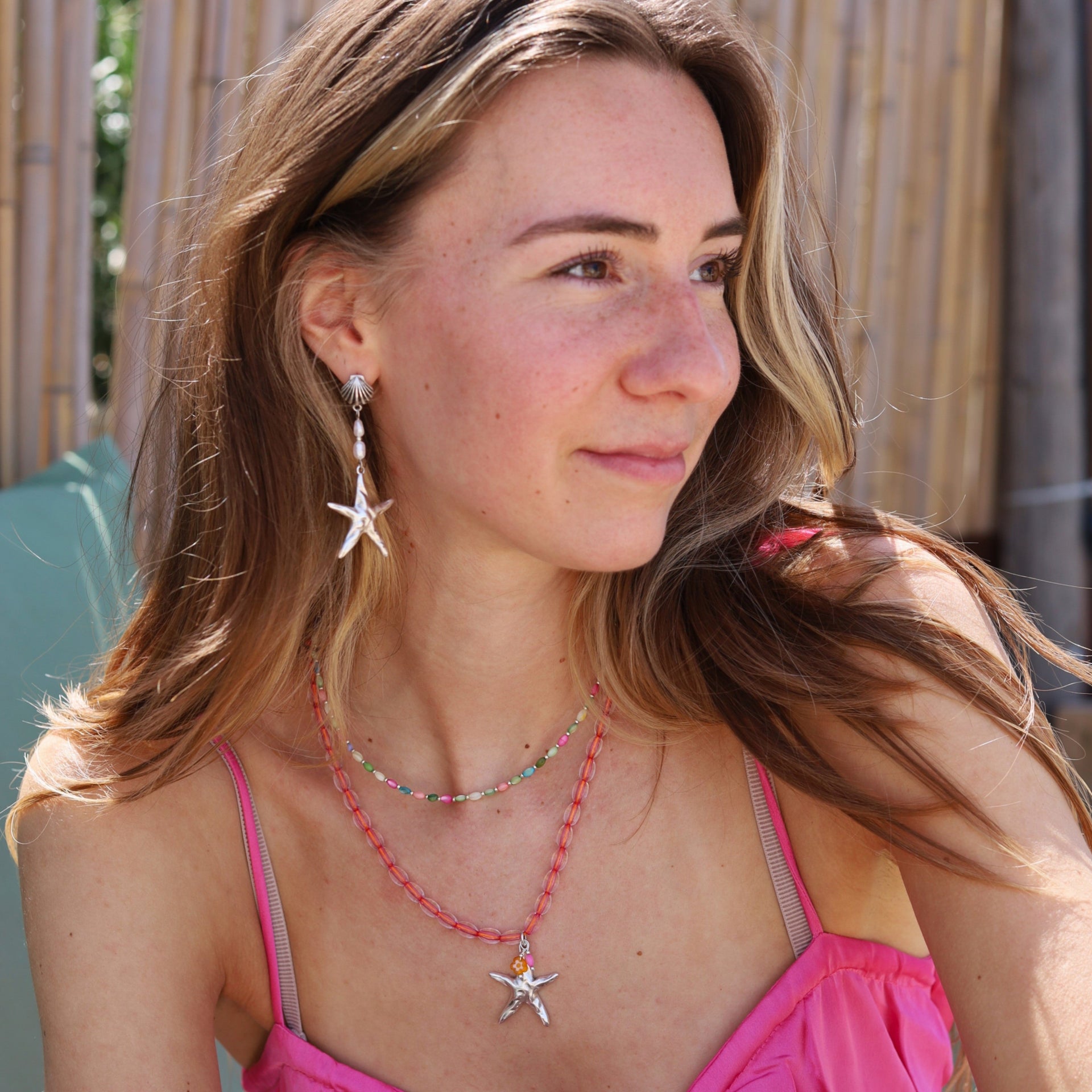 Stainless steel en handgemaakte oorbelen unieke statement pieces - BAYU