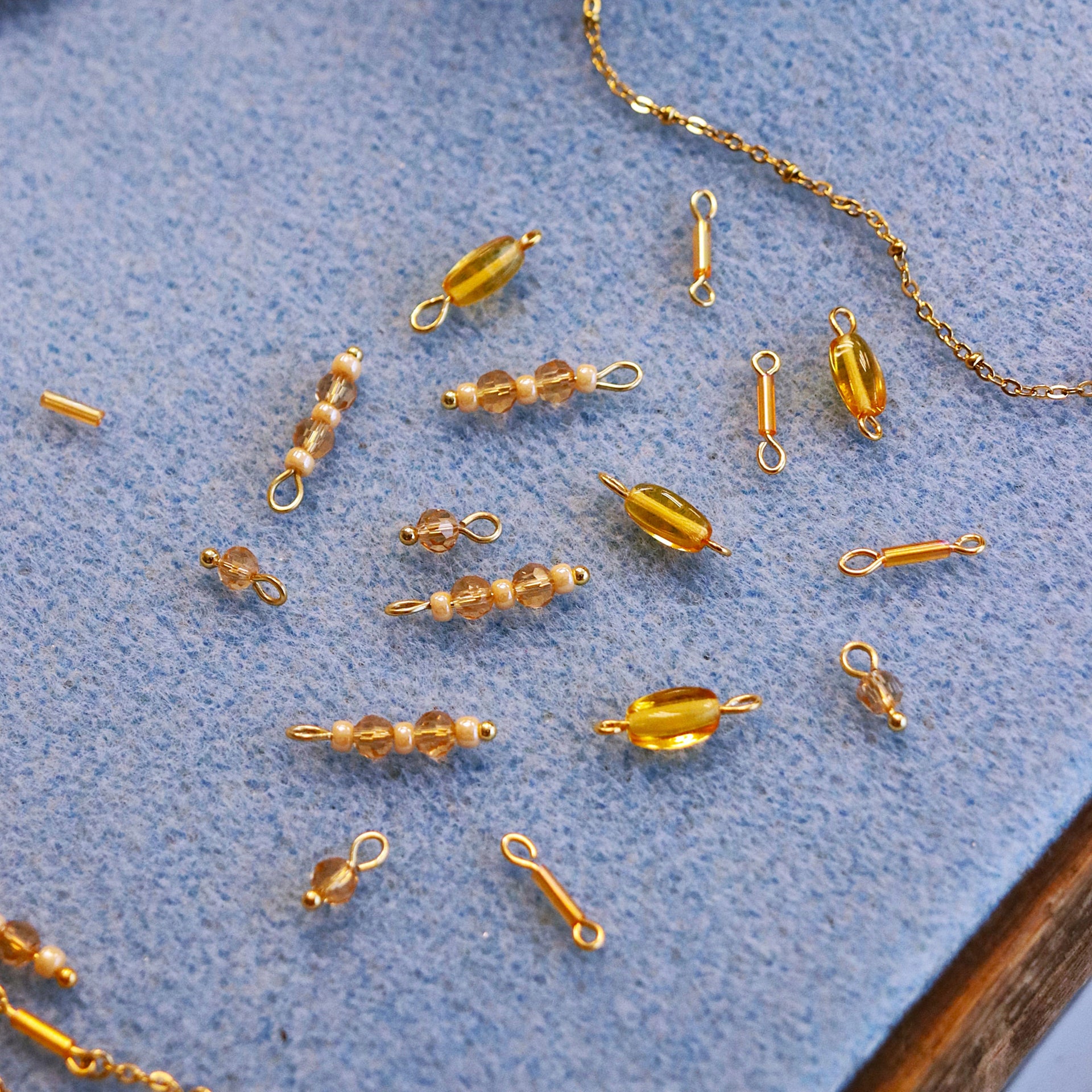 Nietstiften en kettelstiften voor het maken van sieraden, rijg kralen op de stift en maak er een hanger van voor aan je oorbel of ketting - BAYU