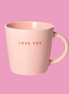 Vondels mug cappuccino - Love you