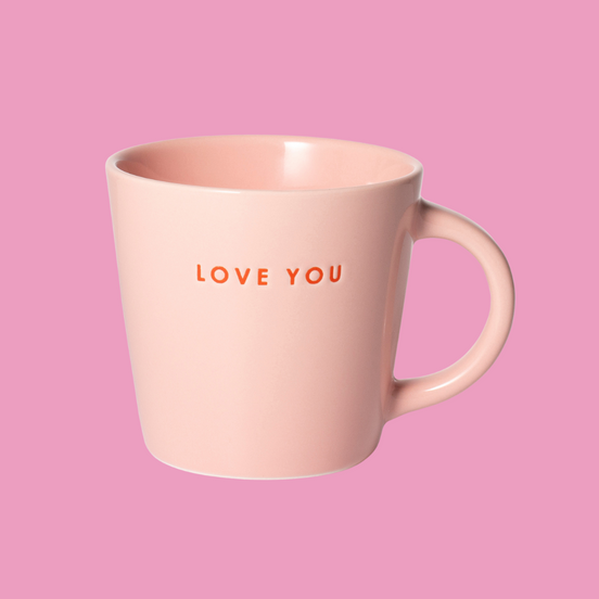 Vondels mok cappuccino - Love you