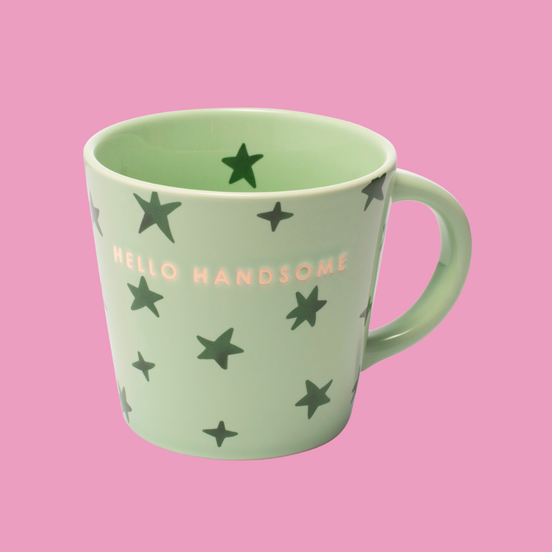 Vondels mok cappuccino - Hello handsome