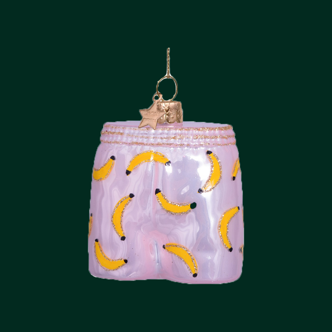 Vondels Ornament - Bananen-Boxershorts