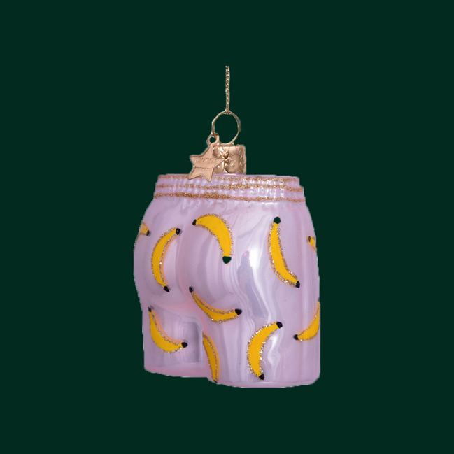 Vondels Ornament - Bananen-Boxershorts