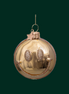 Vondels ornament - Gouden smiley