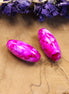Bead pink - glass bead dyed