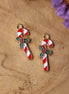 Enamel bedel - kerst zuurstok
