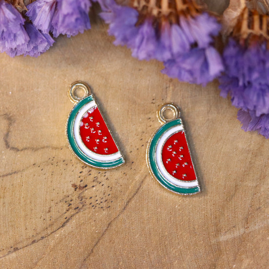 Emaille-Anhänger - Wassermelone