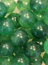 Acryl kraal marble rond - emerald groen