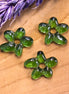 Lampwork bloem - groen
