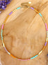 Kralenketting Miyuki - pastelkleuren goud
