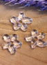 Lampwork bloem - transparant