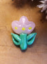 Lampwork tulpje - roze