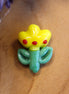 Lampwork tulpje - geel