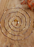 Kralenketting - omslagketting met beige tinten