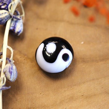 Bead black - Yin Yang