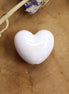 Kraal wit - keramieken hart