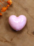 Kraal roze - keramieken hart