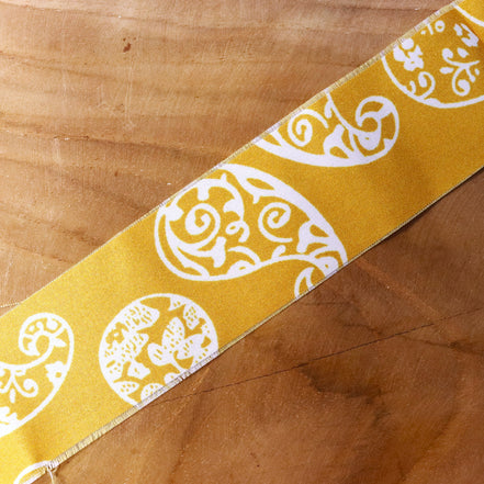 Bandana strook 3 meter - geel