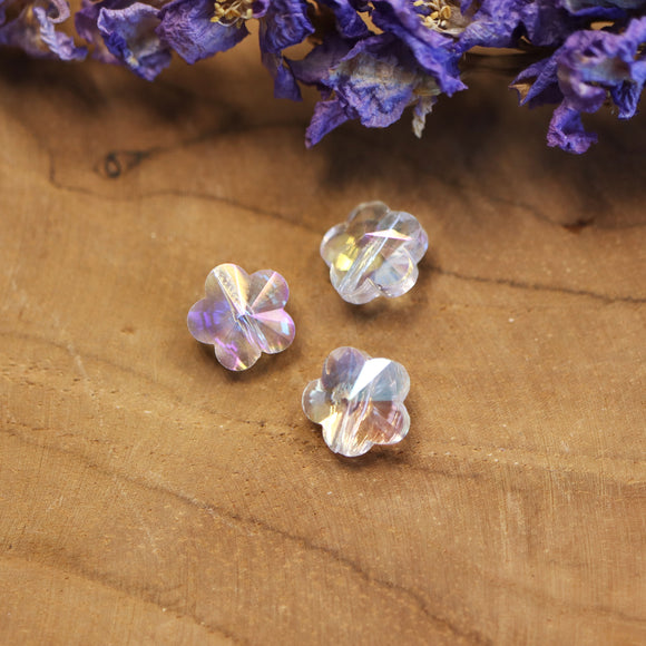Kraal crystal - facetgeslepen bloem