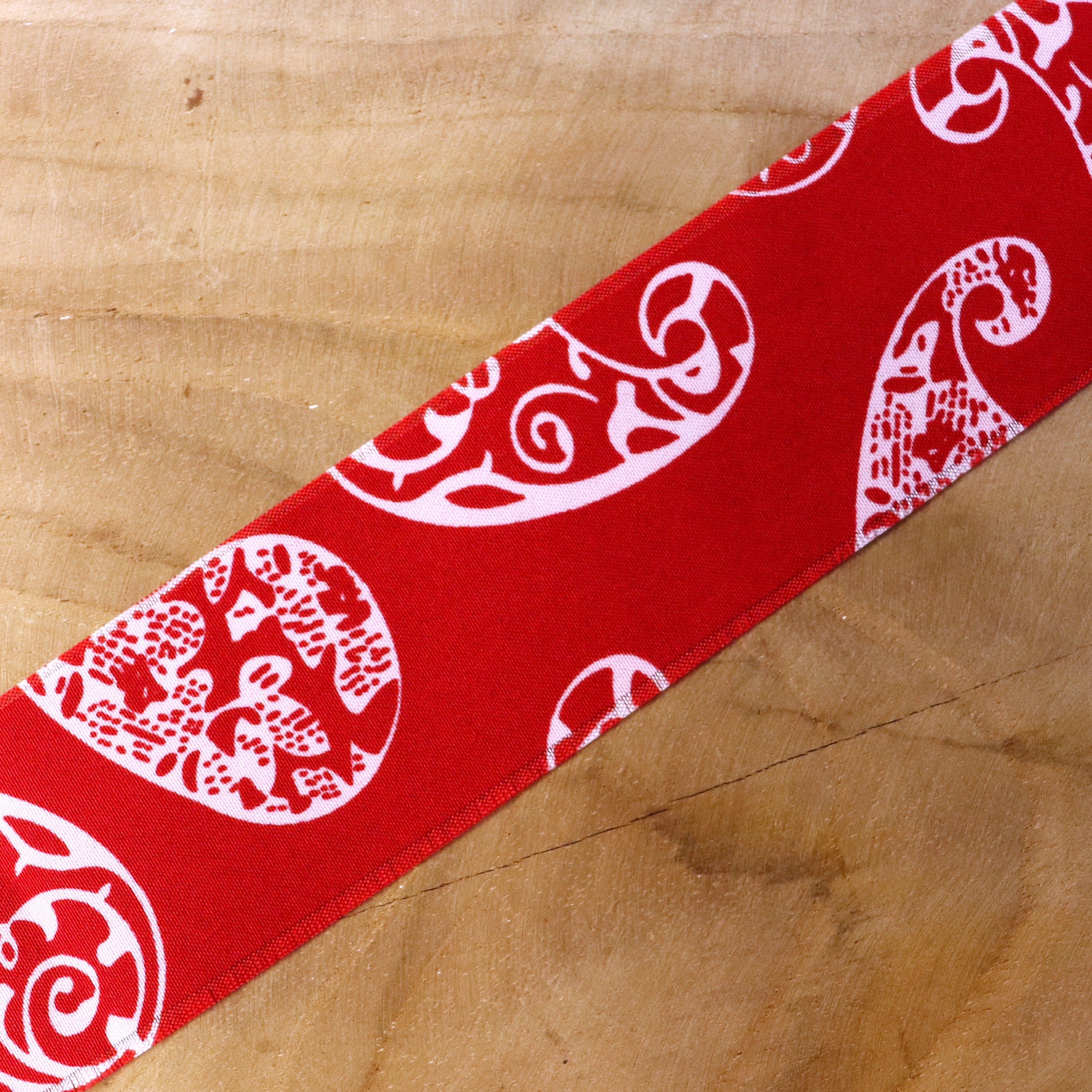 Bandana strook 3 meter - rood