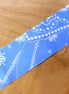 Bandana Streifen 3 Meter - hellblau