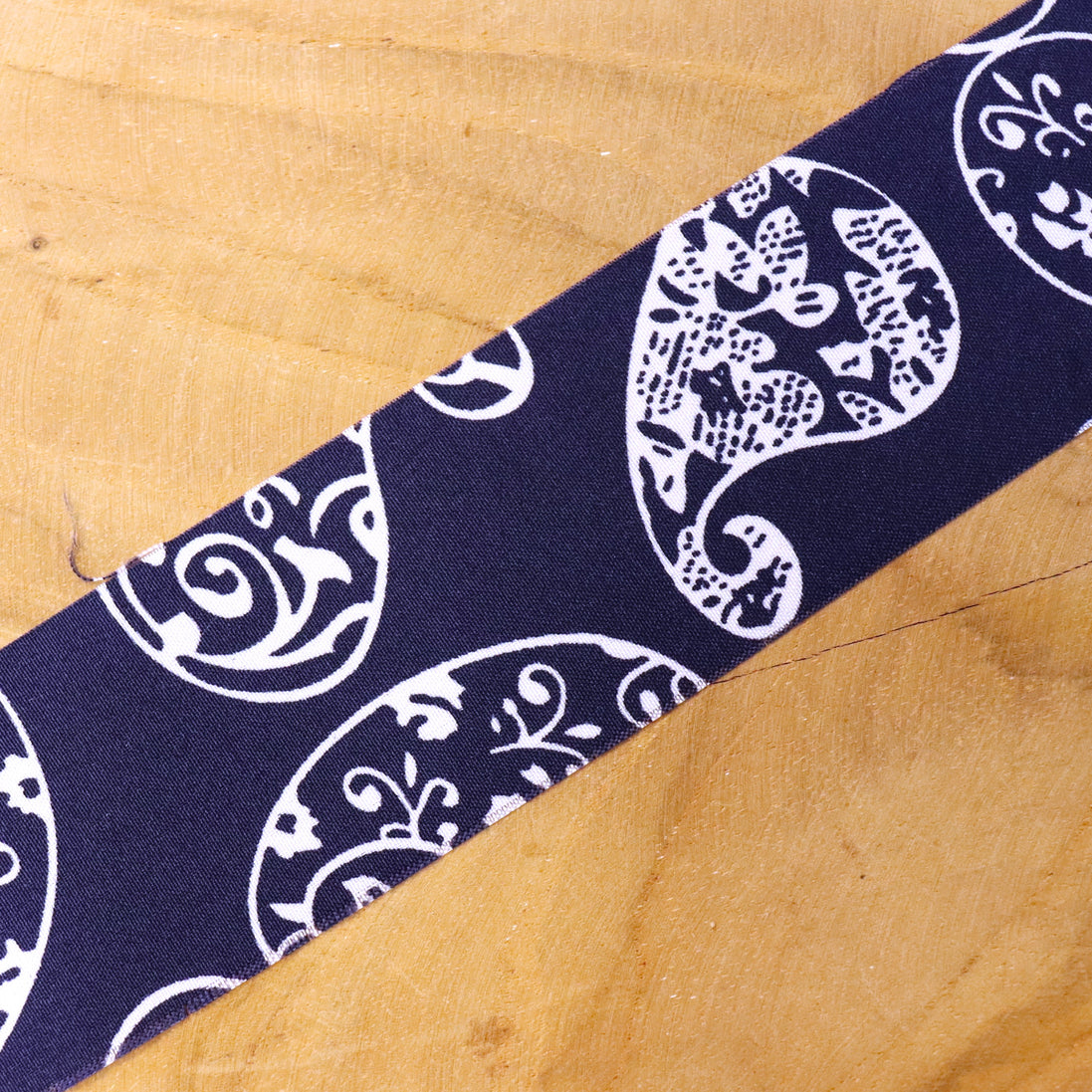 Bandana strook 3 meter - donkerblauw