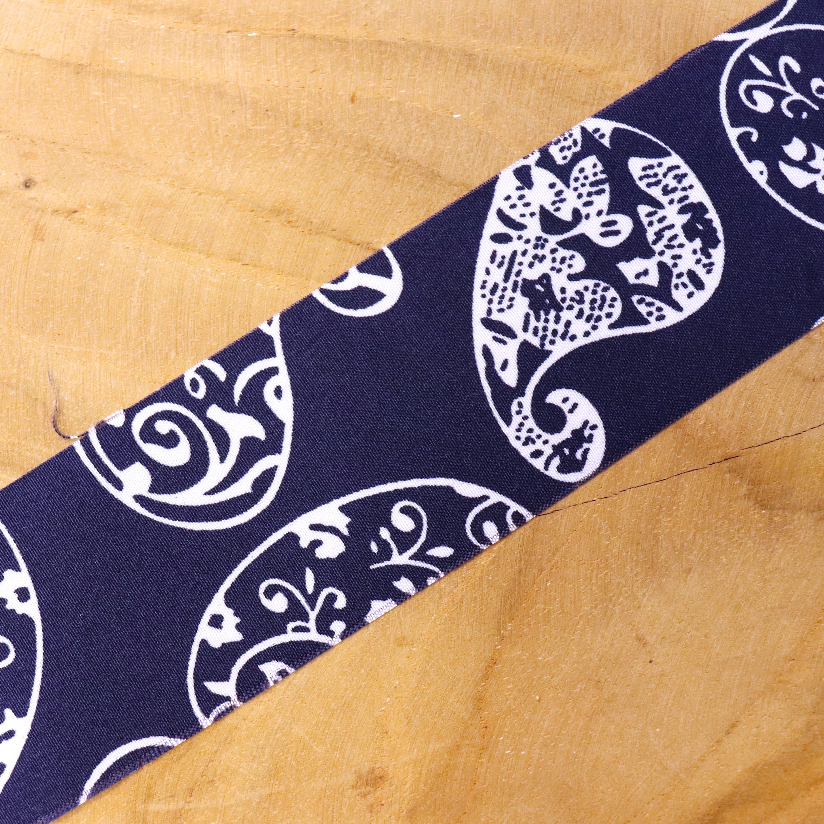 Bandana strook 3 meter - donkerblauw
