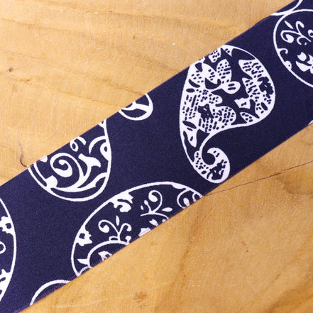 Bandana strook 3 meter - donkerblauw