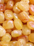 Acryl kraal rechthoek - Yellow gold