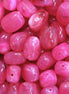 Acryl kraal rechthoek - Fuchsia