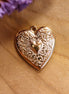 DQ GOLD vintage heart charm